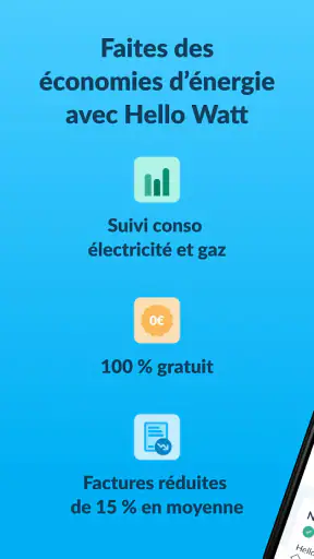 Hello Watt Suivi Conso Énergie screenshot