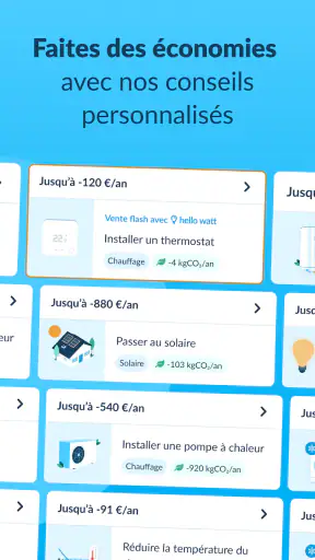 Hello Watt Suivi Conso Énergie screenshot