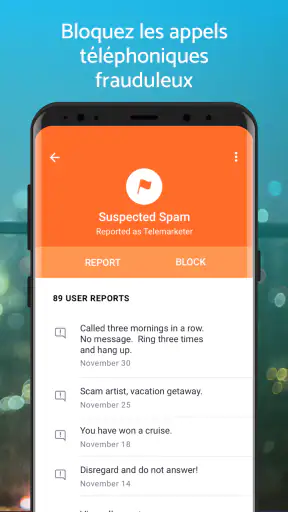 Hiya - Affichage ID et blocage screenshot