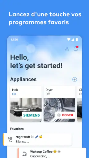 Home Connect screenshot