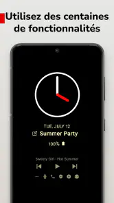 Horloge Fond d'Écran AMOLED screenshot