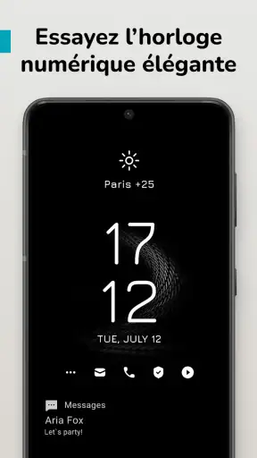 Horloge Fond d'Écran AMOLED screenshot