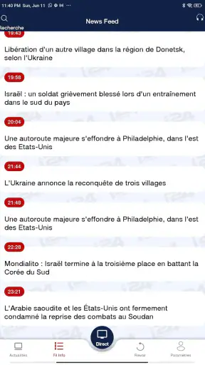 i24NEWS screenshot
