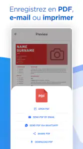 IA Constructeur de CV PDF screenshot