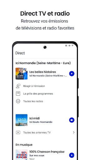 ici : actu locale, radio, TV screenshot