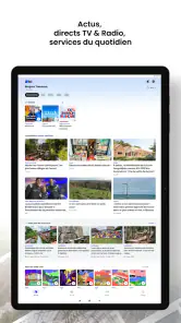 ici : actu locale, radio, TV screenshot