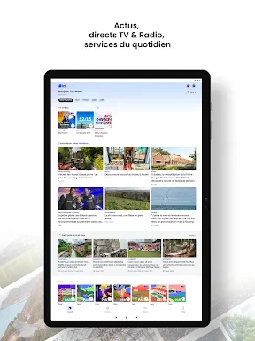 ici : actu locale, radio, TV screenshot