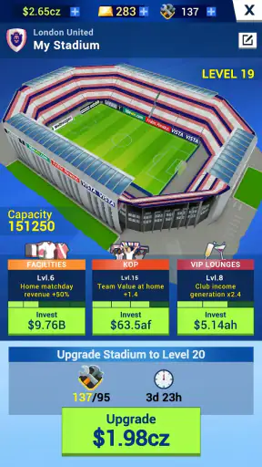 Idle Eleven Football tycoon screenshot