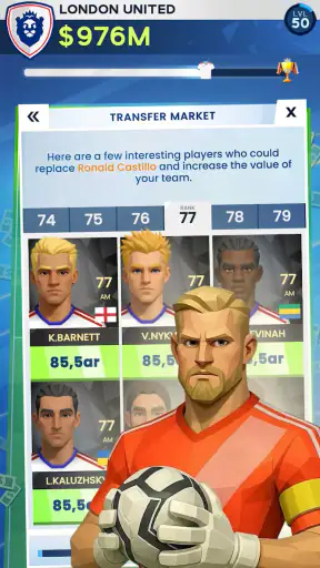 Idle Eleven Football tycoon screenshot