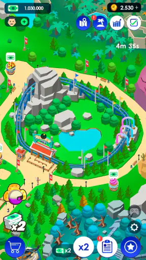 Idle Theme Park - Magnat screenshot