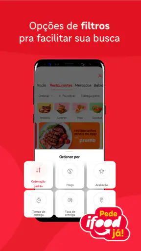 iFood comida e mercado em casa screenshot