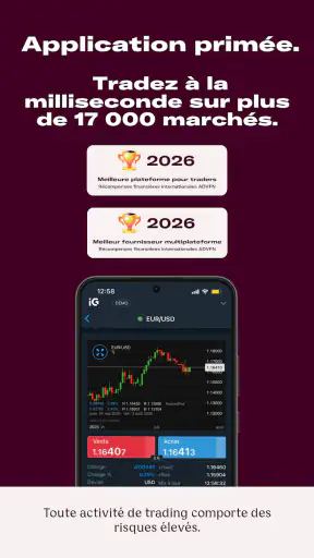 IG : Investissez et Tradez screenshot