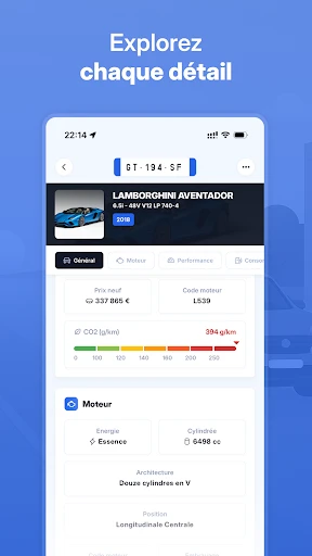 Immatriculation Scanner screenshot