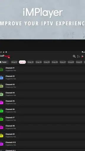 iMPlayer Mobile IPTV Player screenshot
