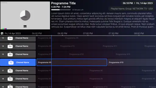 iMPlayer TV IPTV Player screenshot