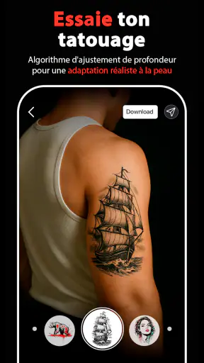 Inkit - Simulateur Tatouage screenshot
