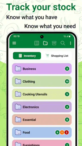 Inventaire & Courses: InvenDo screenshot