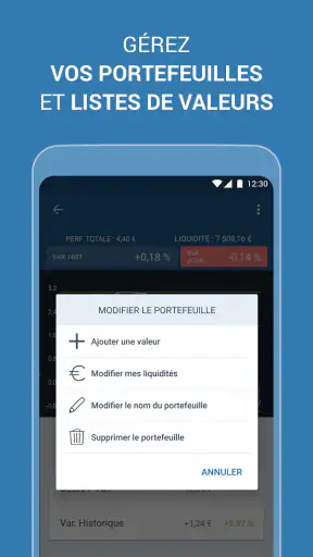 Investir, bourse et finance screenshot