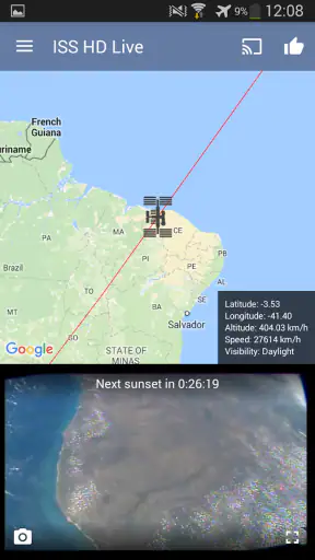 ISS Live Now: Terre en direct screenshot