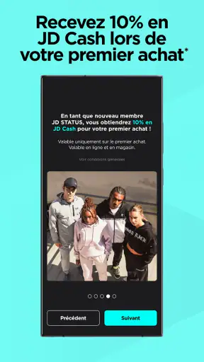 JD STATUS screenshot