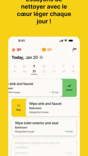 Jedero: Routine de ménage screenshot