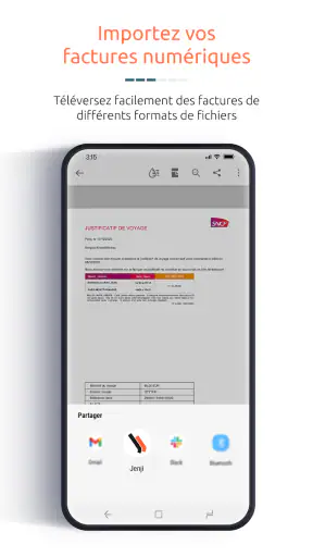 Jenji: notes de frais screenshot