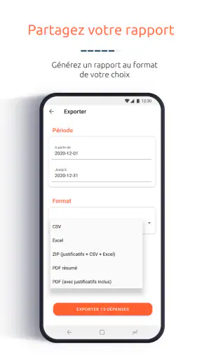 Jenji: notes de frais screenshot