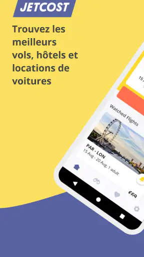 Jetcost : vols et voiture screenshot