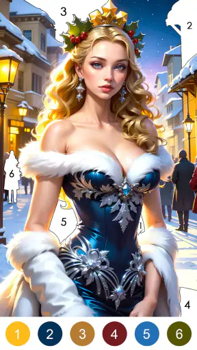 Jeu coloriage princesse screenshot