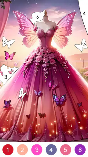 Jeu coloriage princesse screenshot