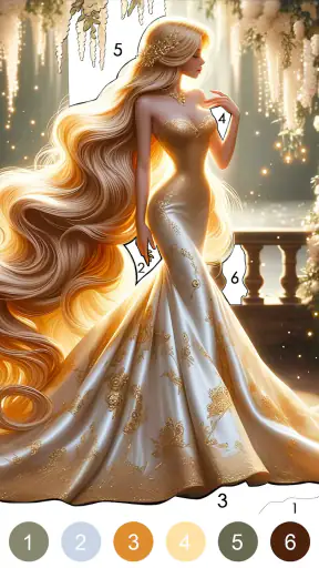 Jeu coloriage princesse screenshot