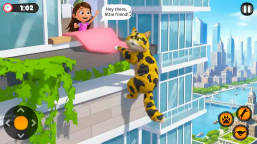 Jeu d'aventure pour petit chat screenshot