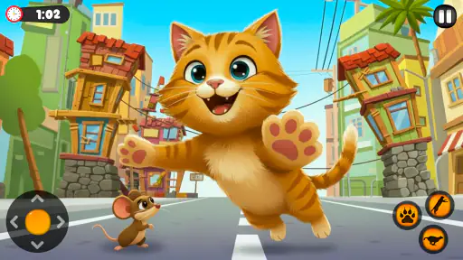 Jeu d'aventure pour petit chat screenshot