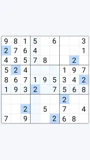 Jeu de Sudoku screenshot