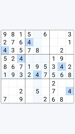 Jeu de Sudoku screenshot
