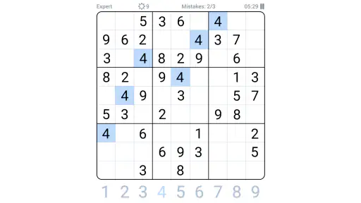 Jeu de Sudoku screenshot