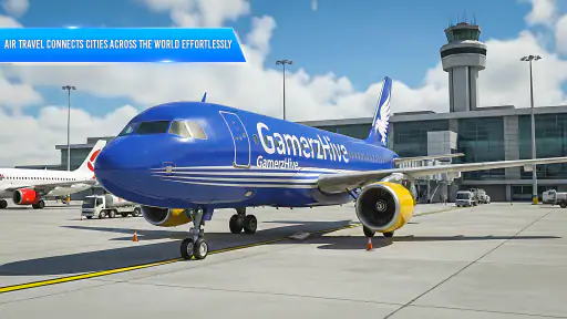 jeu de vol pilote d'avion 3D screenshot