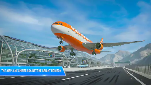 jeu de vol pilote d'avion 3D screenshot