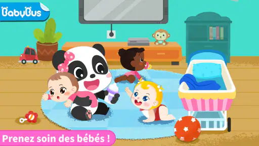 Jeux Panda : Soins Bébé Fille screenshot