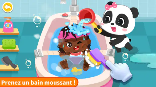 Jeux Panda : Soins Bébé Fille screenshot