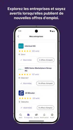 jobup.ch – Emplois en Romandie screenshot