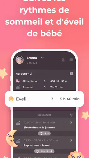 Journal tétée et suivi de bébé screenshot