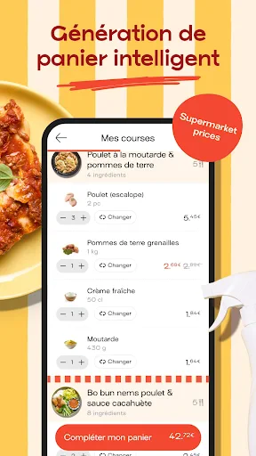 Jow - Recettes et courses screenshot