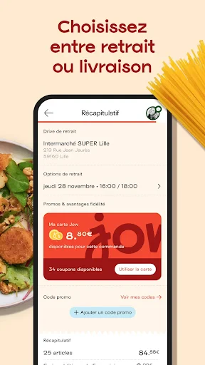 Jow - Recettes et courses screenshot