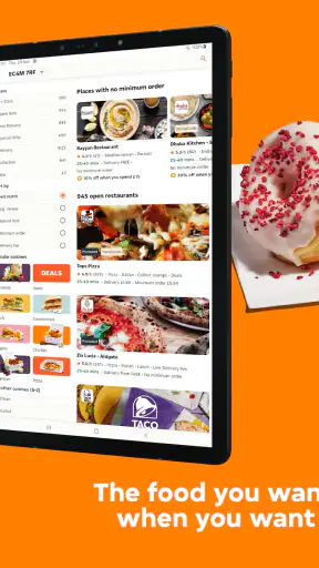 Just Eat: Food and Shops screenshot