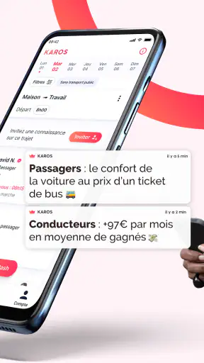 Karos - covoiturage quotidien screenshot