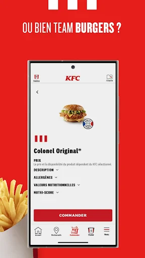 KFC France : Poulet & Burger screenshot