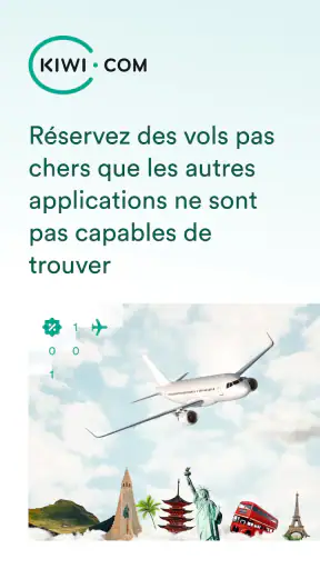 Kiwi.com - vols pas chers screenshot