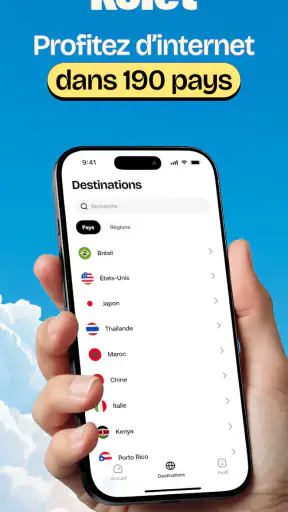 Kolet: eSIM pour les voyageurs screenshot