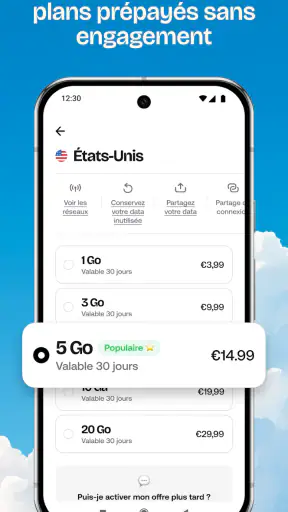 Kolet: eSIM pour les voyageurs screenshot